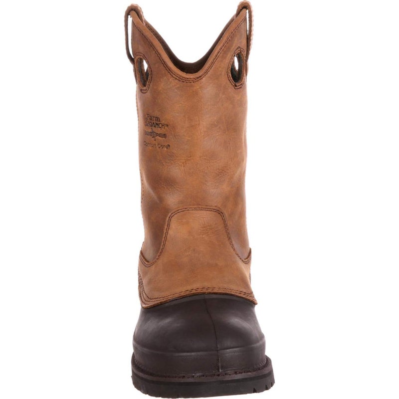 Georgia Boot Muddog Wellington Work Boot, Mississippi Brown, Size 10.5(M) - Image 4